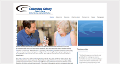 Desktop Screenshot of columbuscolony.org